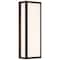 Access Lighting GEO, Dual Voltage Outdoor LED Wall Mount, Bronze Finish, Acrylic Lens Acrylic 20091LEDMG-BRZ/ACR - alternate 1